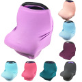 Baby Nursing Cover Muti-Use Breastfeeding Cover Stretchy Carseat Canopy Super Soft Baby Stroller High Chair Shopping Car Cover