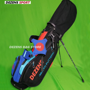 DEZENS 2021 New fashion Canvas waterproof golf stand bag professional high quality golf bag