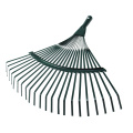 42cm Steel Fan Rake Head Replacement for Garden Patio Leaves Leaf Lawn 22T