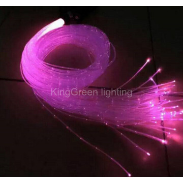 2700m/Roll X 0.75mm diameter PMMA sparkle flash point glow plastic optical fiber cable for indoor & Outdoor lighting decoration