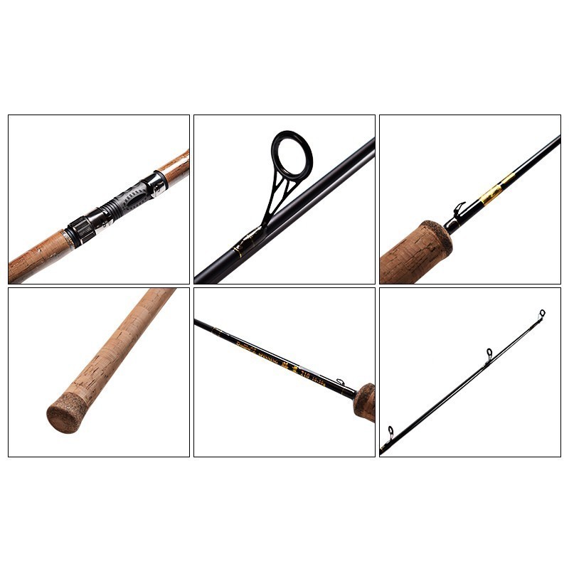 Daijia 3 Section Spinning Fishing Rod Spinning 2.1m 2.4m 2.7m 3m 30T High Modulus Graphite Carbon Saltwater Sea Bass Spinnig Rod