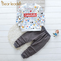 Bear Leader New Autumn Children Boys Girls Clothes Suit Baby Lion T Shirt Pants 2Pcs Set Toddler Cotton Clothing Kids Tracksuits