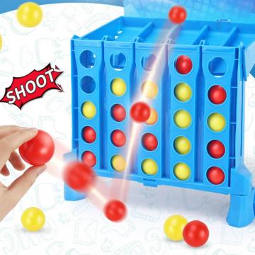New Bounce Connect Yellow/Red Four In A Row 4 In Line Board Fun For Bingo Game Baby Toy Educational For Children Gift