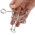 Magic Metal Ring Puzzle Solution Metal Alloy Brain Games Patience Of Practice Multi-Shaped Intelligence 8cm * 12cm
