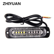 Surface Mounting Grille Deck Headlight Car-Styling Truck Led Warning Lamps Strobe Emergency Lights 16 Flashing lightbar police