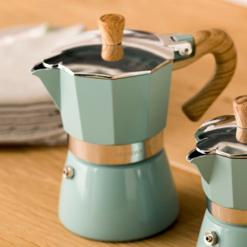 Espresso Moka Pot Aluminum Italian Cafe Moka Espresso Coffee Maker Percolator Stove Top Pot 150/300ML Kitchen Tools Stovetop