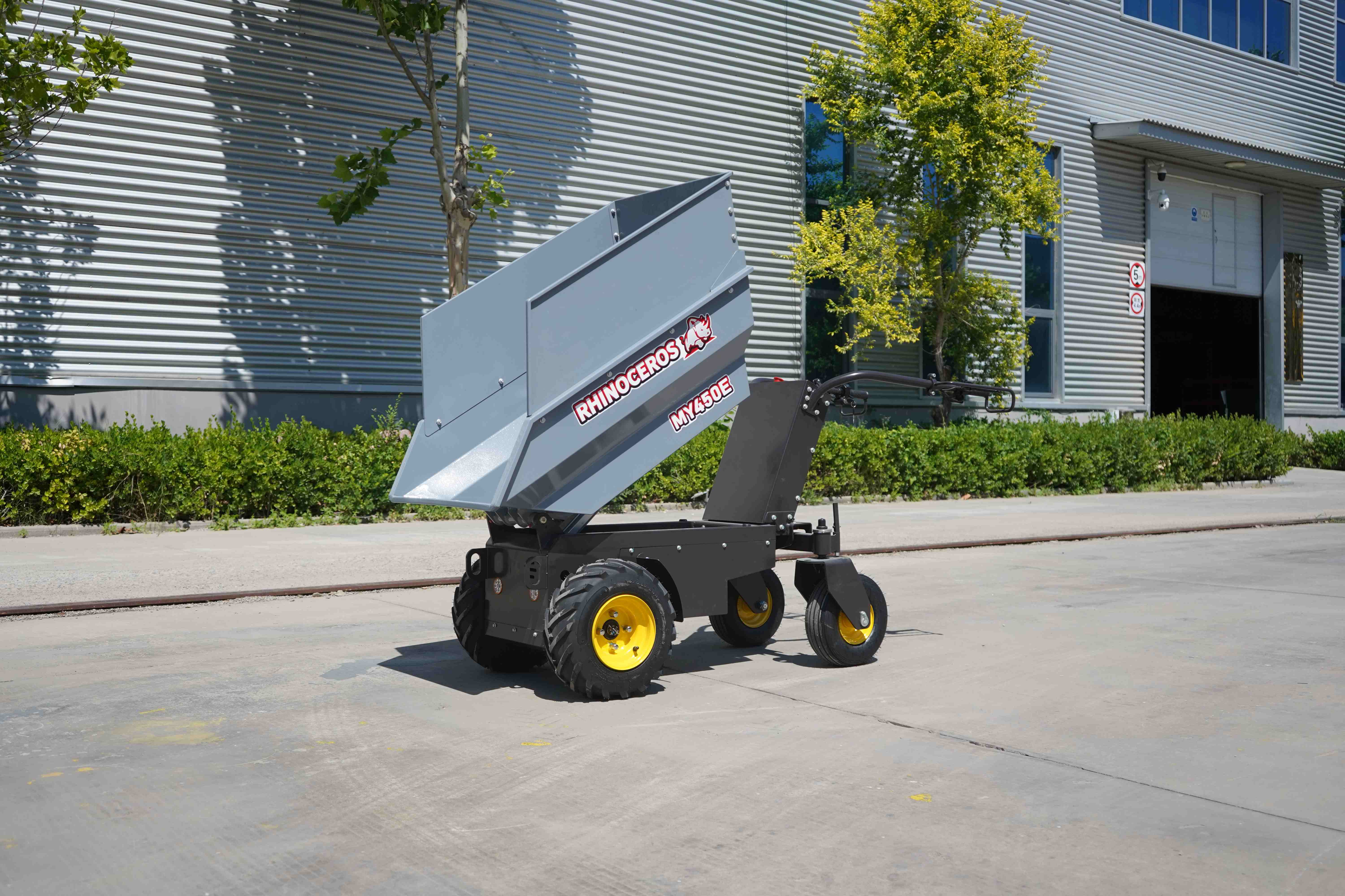 Electric Wheel Barrow Back View