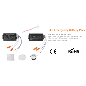 automatic led emergency kit for wiring led light
