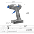 DIY Cordless dual-purpose AC 220V /DC 6V 20Wglue gun Hot Melt Glue Gun Rechargeable Fast Heating Craft with 3PCS Glue Sticks