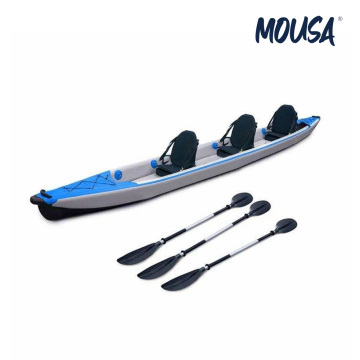 Durable 3-Seat Inflatable Kayak for Water Sports