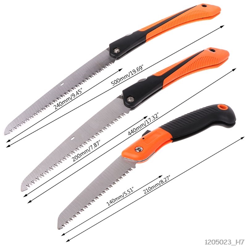 6/8/10" Folding Saw 7Teeth per Inch Steel Wood Cutting Survival Hand Saw Household Garden Pruning Saw Hand Tools