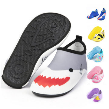 Children's Beach Water Shoes Non-Slip Quick-Drying Swimming Barefoot Pool Toddler Shoes Durable Sole Barefoot Water Skin Shoes