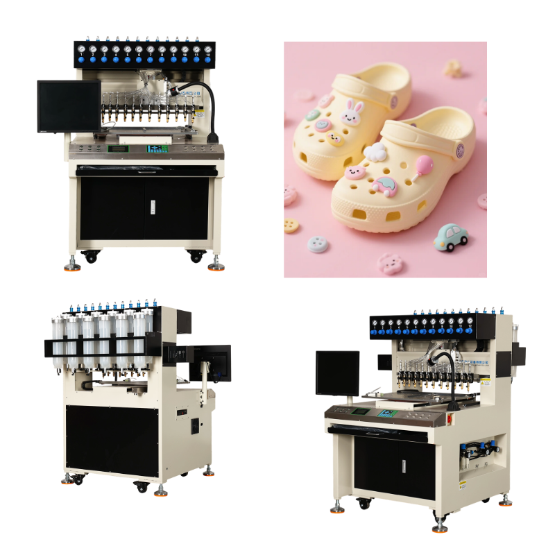 PVC Soft Rubber Shoe Charm Making Machine