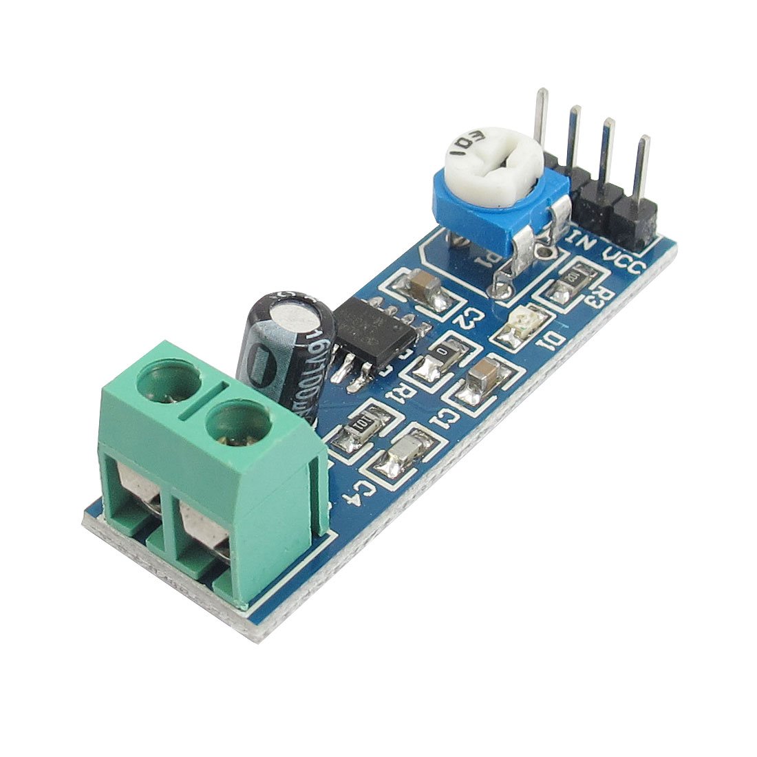 New LM386 Audio Amplifier Module 200 Times 5-12V 10K Adjustable Resistance