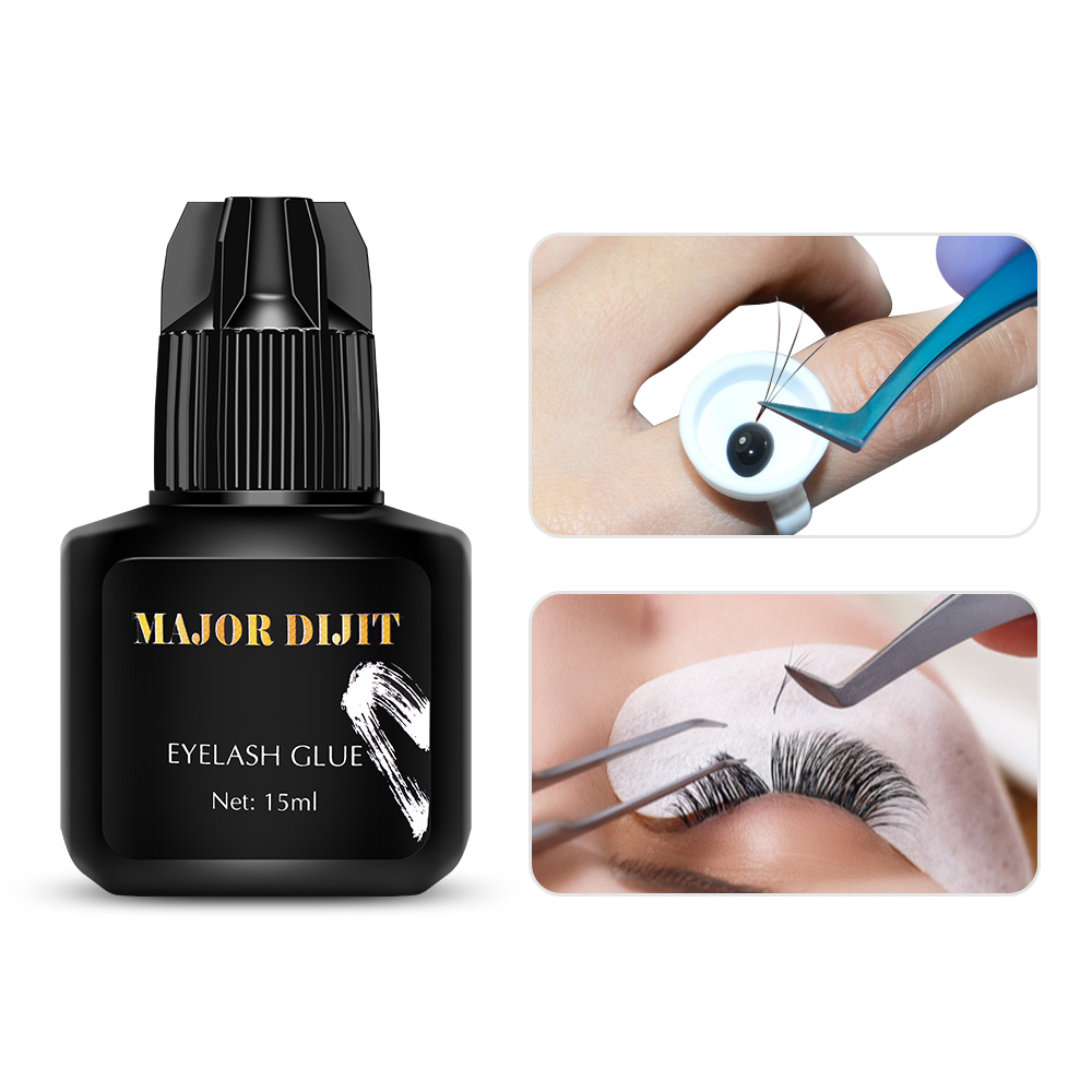 5/10/15ML Eyelash Extension Glue Fast Drying Eyelashes Glue Pro Lash Glue Black Adhesive Retention Long Last