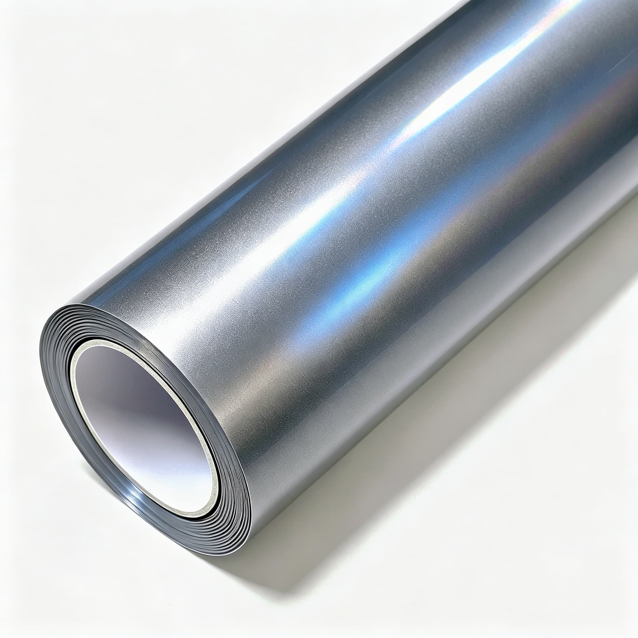 Self-Healing Tech-Grey Blue Car Wrap