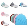 Portable Bed With Toys For Baby Foldable Baby Bed Travel Sun Protection Mosquito Net Breathable Infant Sleeping Basket