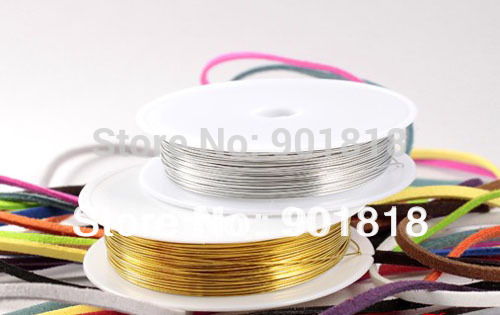 0.3mm Copper Wires Beading Wire DIY Jewelry Findings Brass Ropes Cords 25meter/lot F1623