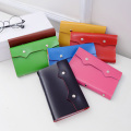 PURDORED 1 Pc 108 Slots Card Holder PU Leather Business Card Case Function Bag Minimalist Wallet ID Card Bag Tarjetero Hombre