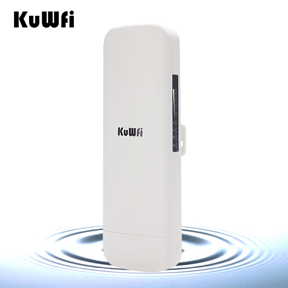 Kuwfi 900Mbps 5.8G Wireless CPE Router Outdoor Wireless Bridge Long Range 3.5KM WIFI Repeater WIFI Extender System for IP Camera