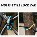 Digit Bicycle Ring Lock Alloy Steel Anti-Cutting Anti-theft Bike Cable Code Password Lock For Motorcycle Cycle Portable lock