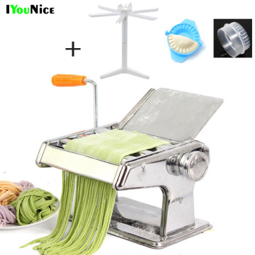 IYouNice Free Shipping Stainless Steel Manual Pasta Maker Noodle Making Machine , Vegetable Noodle Maker Machine Tool