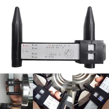 Universal 4 5 6 8 Holes Lug Car Wheel Rim Pattern Measuring PCD Gauge Tool Professional Car Accessories
