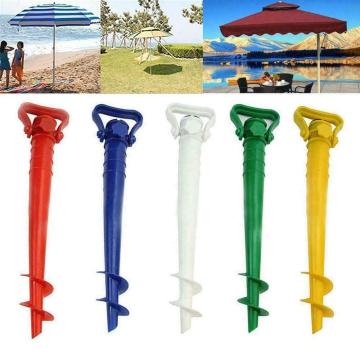 New Pure Color Sun Beach Fishing Unbrella Stand Rain Gear Garden Patio Parasol Ground Spike Umbrella Stretch Stand Holder 2019