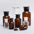 Amber Transparent Laboratory Reagent Bottle