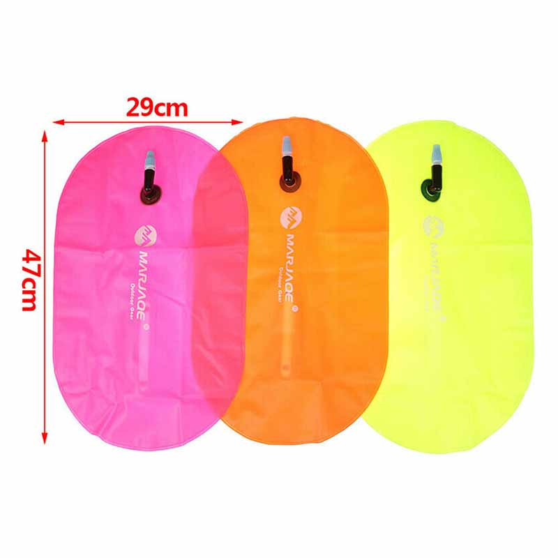PVC Single Airbag Thickened Swimming Package Lifebuoy Buoy Prevent Drowning Inflatable Floating Ball Safety Buoy Air Drying Bag
