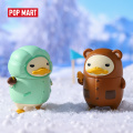 POP MART Duckoo winter Duck figure Blind Box Doll Binary Action Figure Birthday Gift Kid Toy