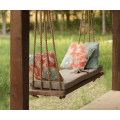 High Quality Modern garden furniture patio rattan swing chair hanging egg chair with metal bracket Sofa Rattan Hang Basket