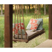 Outdoor Covered Three Seat Swing Bed Outdoor Swings Garden Hanging Chair Patio Swings