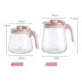 1pc Glass Juice Water Bottle Jug Drinkware Large Capacity Bottles Tea Pot with Lid Water Dispenser Container Household