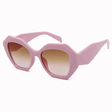 Sunglasses Vintage Retro Plastic Octagon Geometric Frame