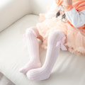 Children's Socks Mesh Bow Baby Socking Summer Thin Anti-mosquito Socks Toddler Girls Princess Bowknet Striped Leg Warmers