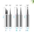 5Pcs Silver Electric Iron Heads Soldering Iron Tip Head Replaceable Shank Copper Soldering Tools For Solder Irons