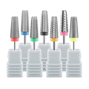 Tapered Carbide Nail Drill Bits Milling Cutter For Manicure Remove Acylics & Gel Milling Cutter Nails Accessories Tools