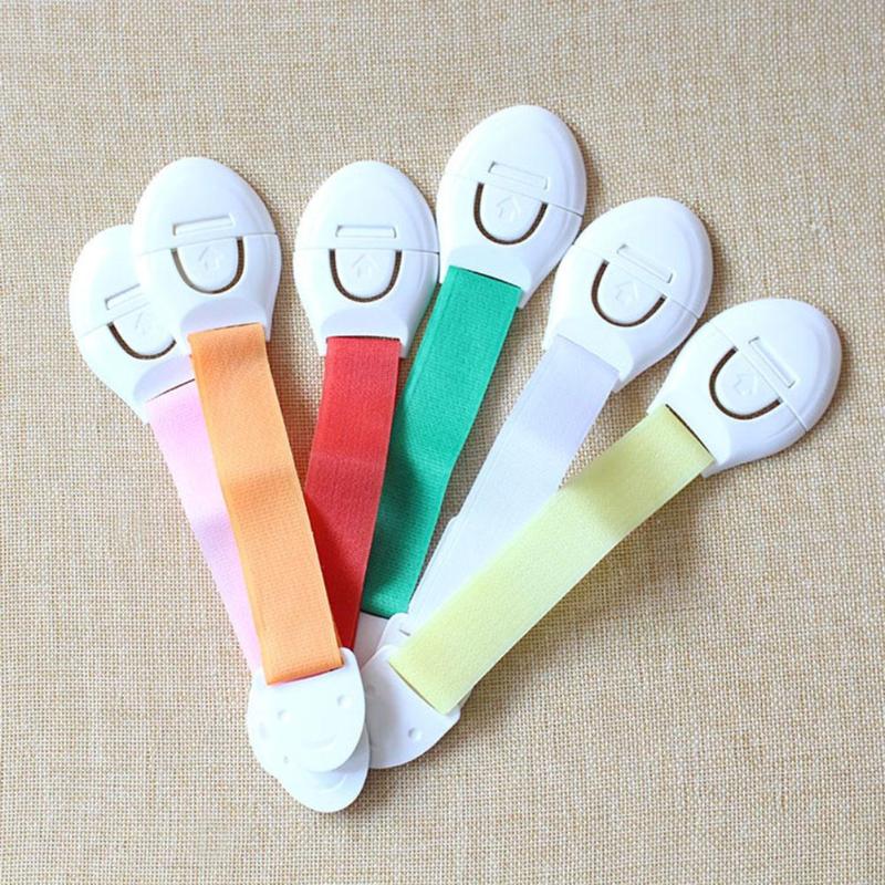 1pc Safety Security Plastic Locks Infant Baby Child Product to Latch Drawer Cabinet Refrigerator Door Toilet for Kid Protection