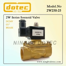 2W250-25 1'' Brass Water Solenoid Valve 24VDC