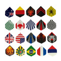 60Pcs Mixed Style Dart Flights Set Darts Accessory Darts Wing Tail Nation Flag Dart Flights Set