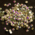 YANRUO 2088NoHF 8 Big 8 Small Non Hotfix DIY Strass Crystal Rhinestones Stick On Nail Art Decorations DIY Needlework Clothes