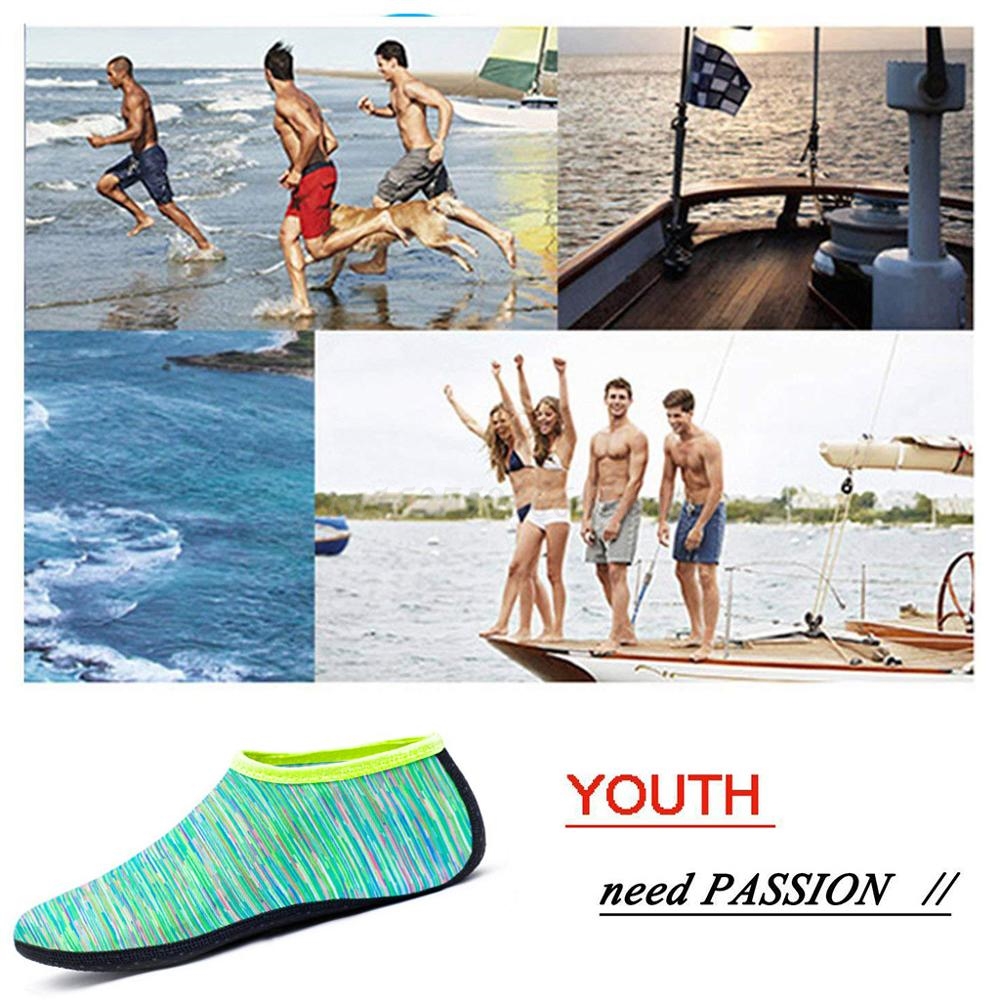 Women Men Summer Yoga Sport Beach Water Shoes Camouflage Print Diving Snorkeling Aqua Socks Swimming Quick-Dry Barefoot Slipper