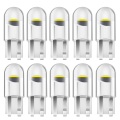 10PCS New T10 W5W WY5W 168 501 192 2825 COB LED Car Wedge Parking Light Side Door Bulb Instrument Lamp Auto License Plate Lights