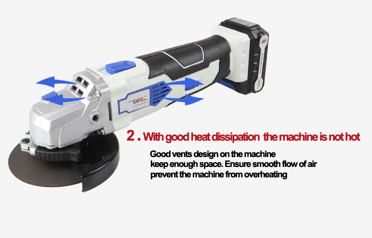 NEWONE 12V Angle Grinder with 2000mAh Lithium-Ion M10 Cordless Power Tool Cutting and Grinding Machine Polisher for Home DIY