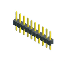 1.50mm(0.059") Pitch Single Row DIP 180°/Straight Male Pin Strip Headers