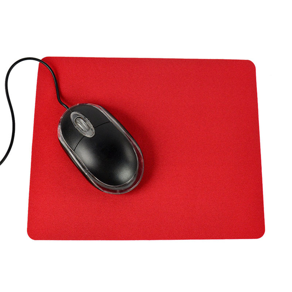 Solid Color Ultrathin Mousepad for Gaming Laptop Computer Mouse Pad Wrist Rests Table Mat Office Desk Set Accessories