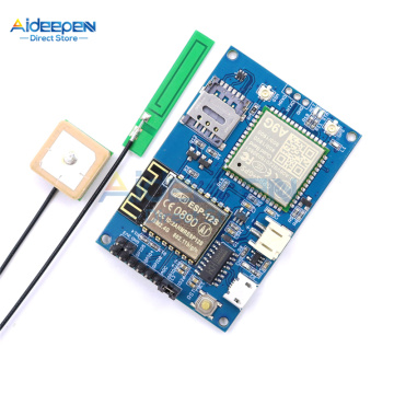 ESP8266 ESP-12S A9G GSM GPRS+GPS IOT Node V1.0 Module IOT Development Board With Active GPS Antenna WiFi Cellular GPS Tracking