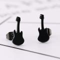 Black Stud Earrings