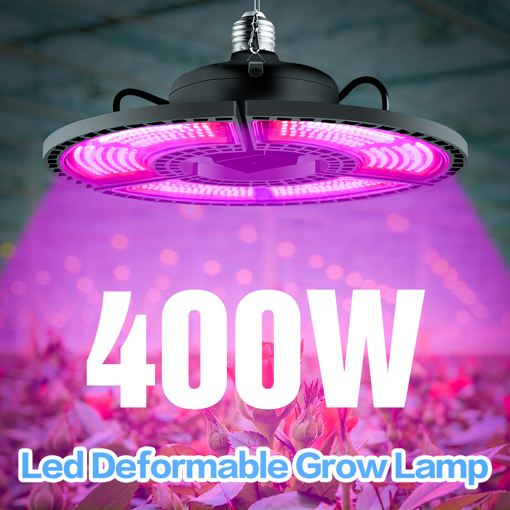 LED Full Spectrum Flower Plant Grow Light E27 Seedling Fito Lamp 200W 300W 400W Greenhouse Phyto Lights LED Flower Seed Lampara